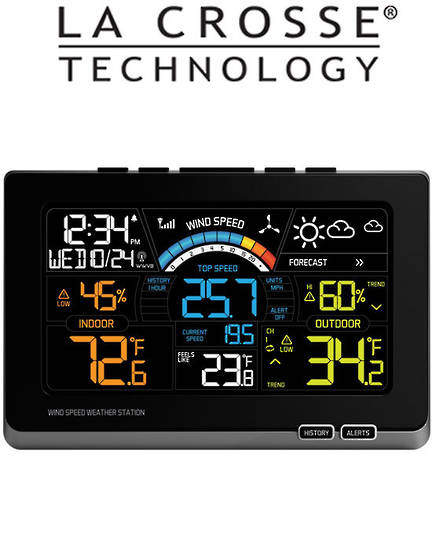 327-1414W La Crosse Prof Wind Speed Weather Station