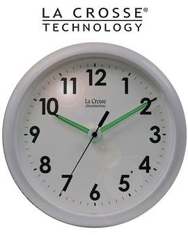 403-310 La Crosse 25cm Wall Clock with Night Sensor