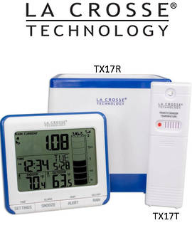 724-1710 La Crosse Rain Monitor with Outdoor Temp