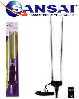 SANSAI Indoor TV Antenna VHF FM