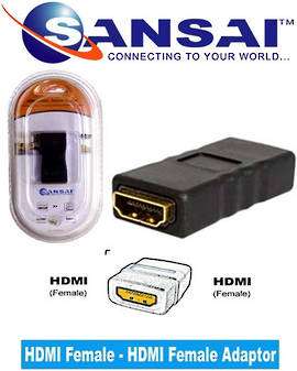 SANSAI HDMI Female to Female adaptor