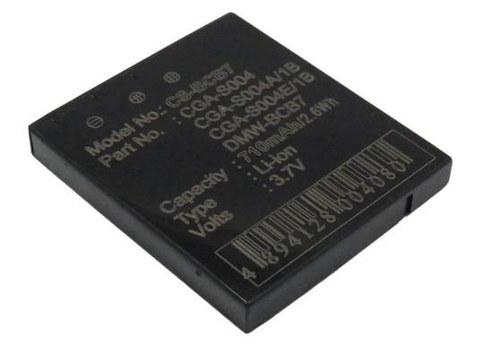 PANASONIC CGA-S004, CGA-S004A, CGA-S004A/1B Compatible Battery