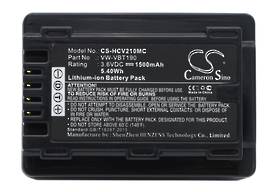 PANASONIC VW-VBT190 Compatible Battery
