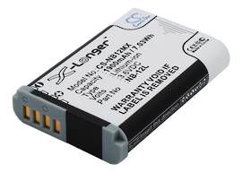 CANON NB-12L, PowerShot G1X, N100 1900mAh Compatible Battery