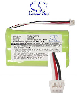 PLANTRONICS CT11 CT12 6342101 Replacement Battery