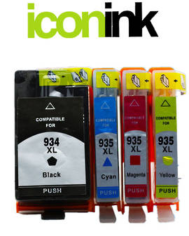 Compatible HP 934, HP 935 XL High Yield Ink Cartridge Set