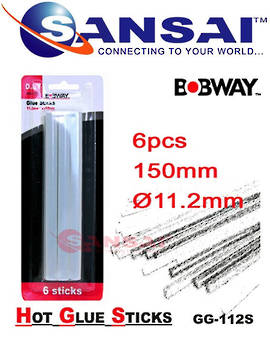 SANSAI Hot Melt Glue Sticks - 6 PCs