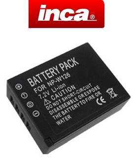 INCA FUJI NPW126 NP-W126 Camera Battery