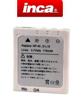 INCA FUJIFILM NP40 NP-40, PENTAX D-Li8 D-Li85, KODAX KLIC-7005 Camera Battery