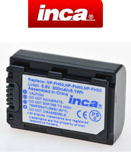 INCA SONY NP-FH50, NP-FH40, NP-FH30 Compatible Battery