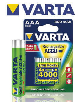 VARTA R2U Rechargeable Accu AAA 800mAh