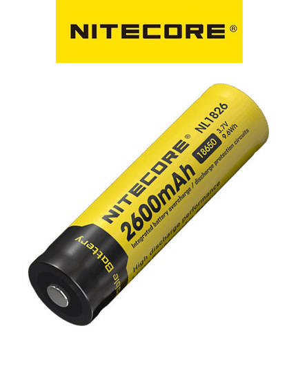 Nitecore NL1826 18650 2600mAh Battery
