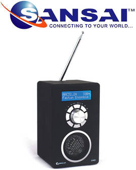 SANSAI Portable Digital Audio Broadcasting Radio DAB+ / FM Digital Radio