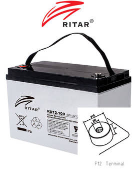 RITAR RA12-100SD 12V 100AH Deep Cycle SLA Battery