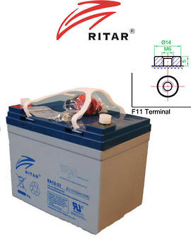 RITAR RA12-33EV 12V 33AH Deep Cycle SLA Battery