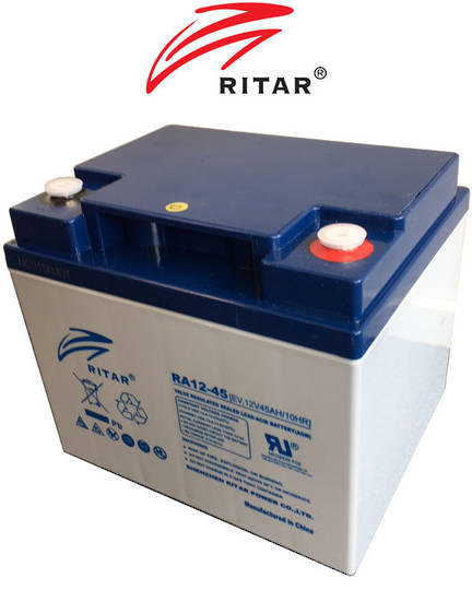 RITAR RA12-45EV 12V 45AH Deep Cycle SLA Battery
