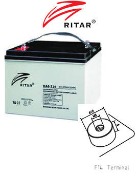 RITAR RA6-225EV 6V 225AH Deep Cycle SLA Battery