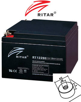 RITAR RT12280S 12V 28AH SLA Battery