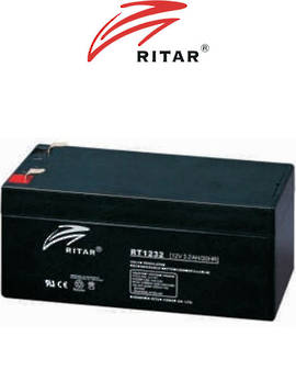 RITAR RT1232 12V 3.2AH SLA battery