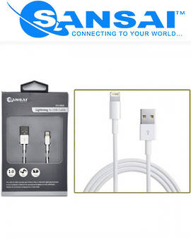 SANSAI Lightning to USB Cable for Apple Devices