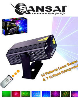 SANSAI Multi Pattern 3D Laser Lighting