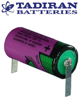 Tadiran TL-5955 (T) 2/3AA Lithium Battery with Solder Tags