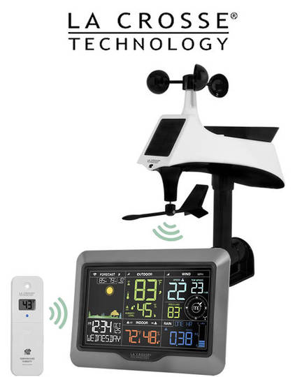 V40-PRO La Crosse WIFI Complete Colour Weather Station