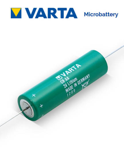 VARTA CR AA Lithium Battery with Axial Lead