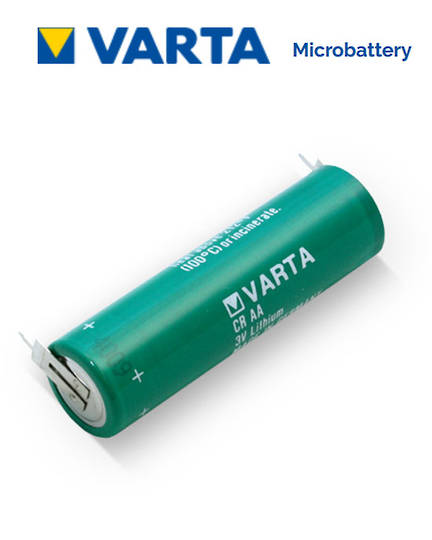 VARTA CR AA Lithium battery with 2-Pin