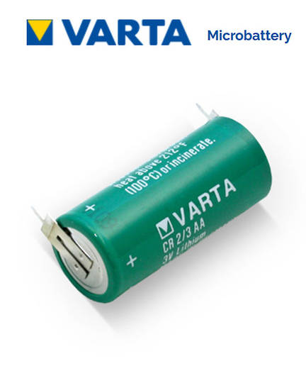 VARTA CR2/3AA Lithium Battery with 2-Pin
