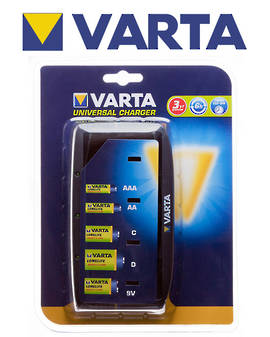 VARTA Universal AA AAA C D 9V, 8 Hours Charger
