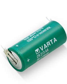 Varta CR2/3AA Lithium Battery with 2-Pin