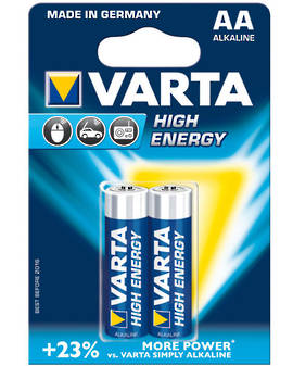 Varta High Energy AA Alkaline 2 Pack