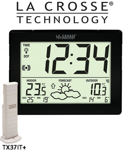 WS9180IT La Crosse Compact Wall Clock Weather Station