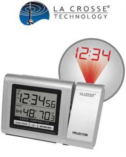 WT5110 La Crosse Projection Clock with Indoor Temp Humidity