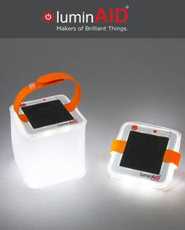 luminAID PackLite Halo Solar Inflatable Lantern