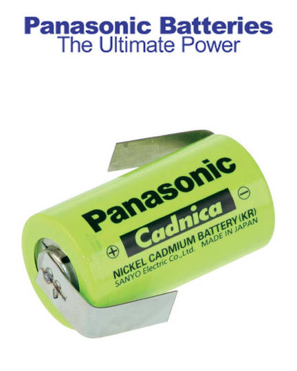 PANASONIC SUB-C Size Ni-Cd Battery with Tag