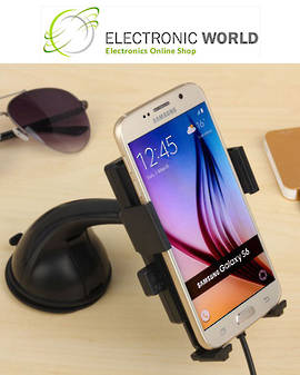 QI Wireless Car Charger with Suction Cup for Phone