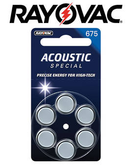 Rayovac Size 675 PR44 Hearing Aid Batteries